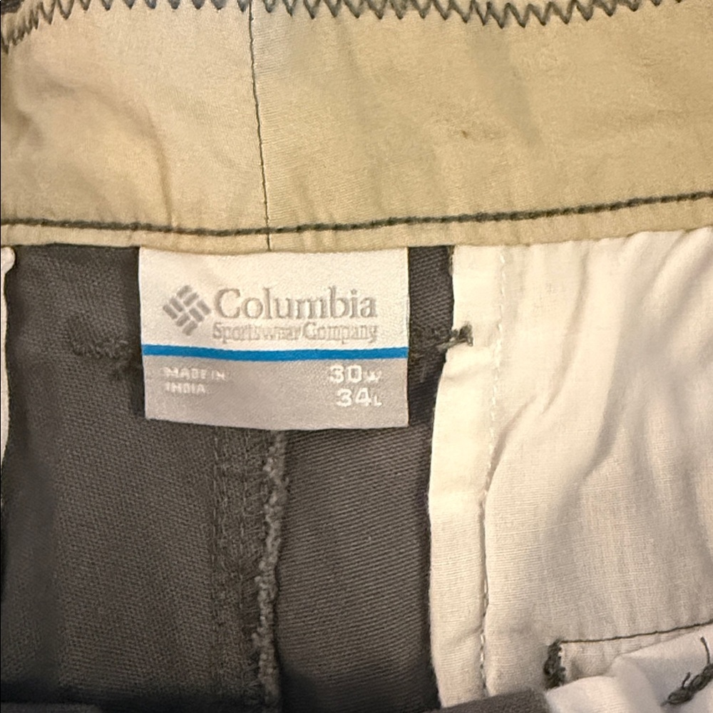 Columbia Gray Flex Mens Pants 30x34 - Picture 5 of 5